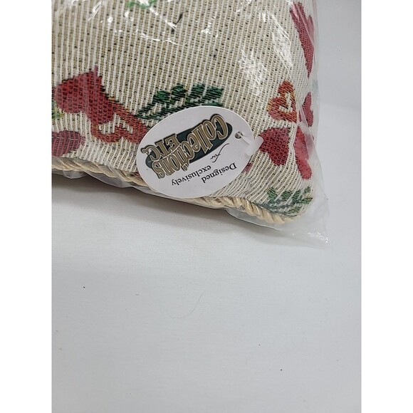 Embroidered Floral Heart Granddaughter Accent Lumbar Toss Throw Pillow 8"x12" - Picture 7 of 15